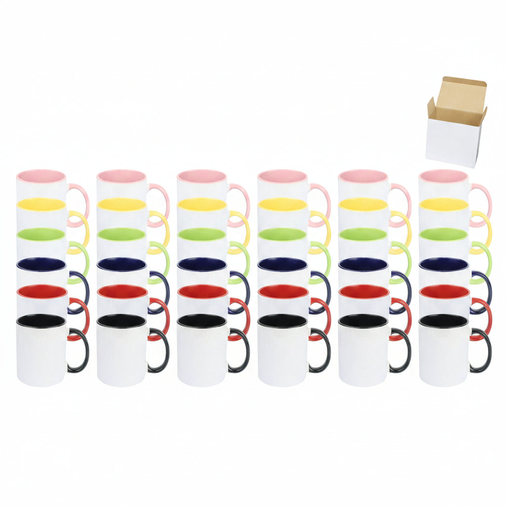 11oz Sublimation Mug — Case of 108 (Pallet)
