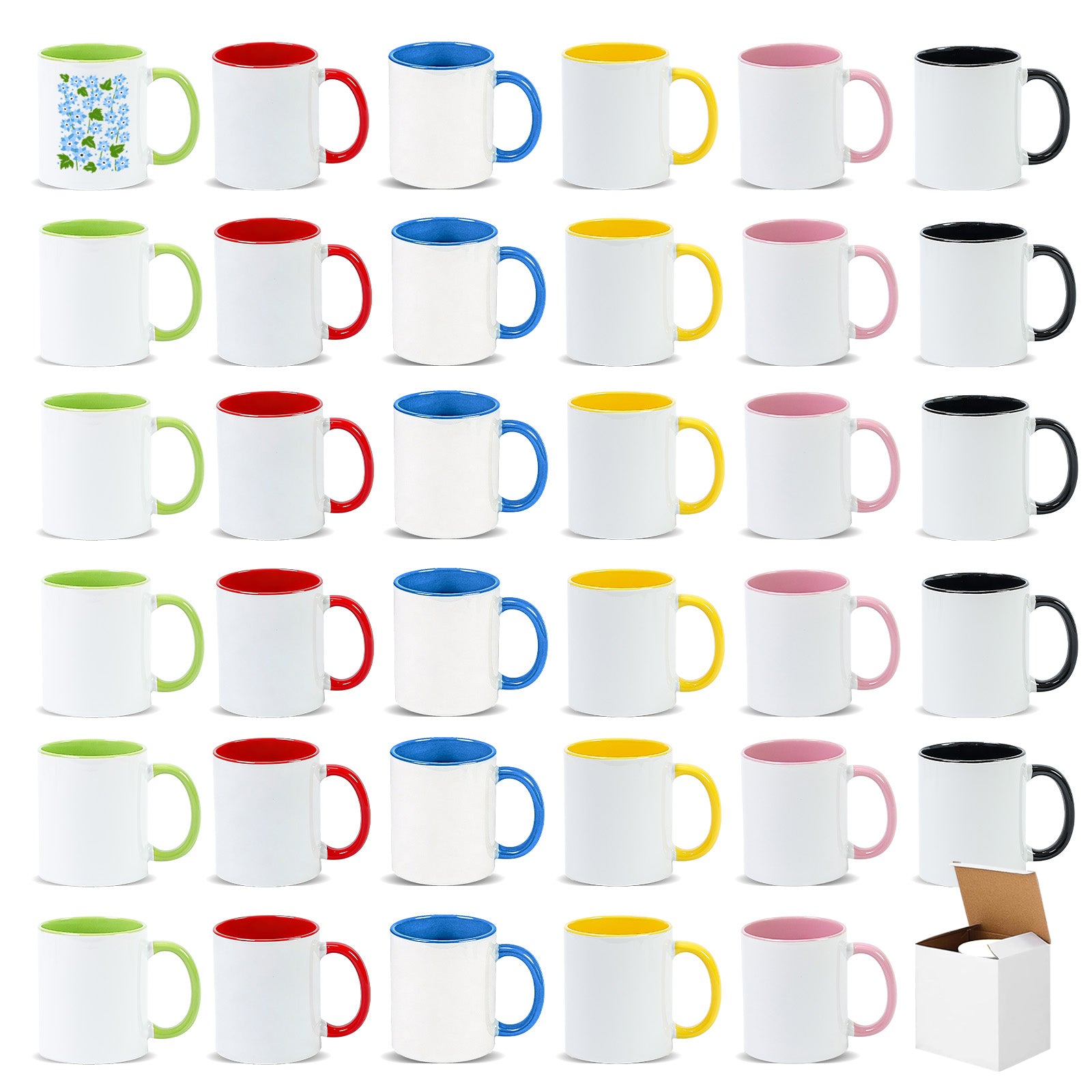 11oz Sublimation Mug — Case of 108 (Pallet)