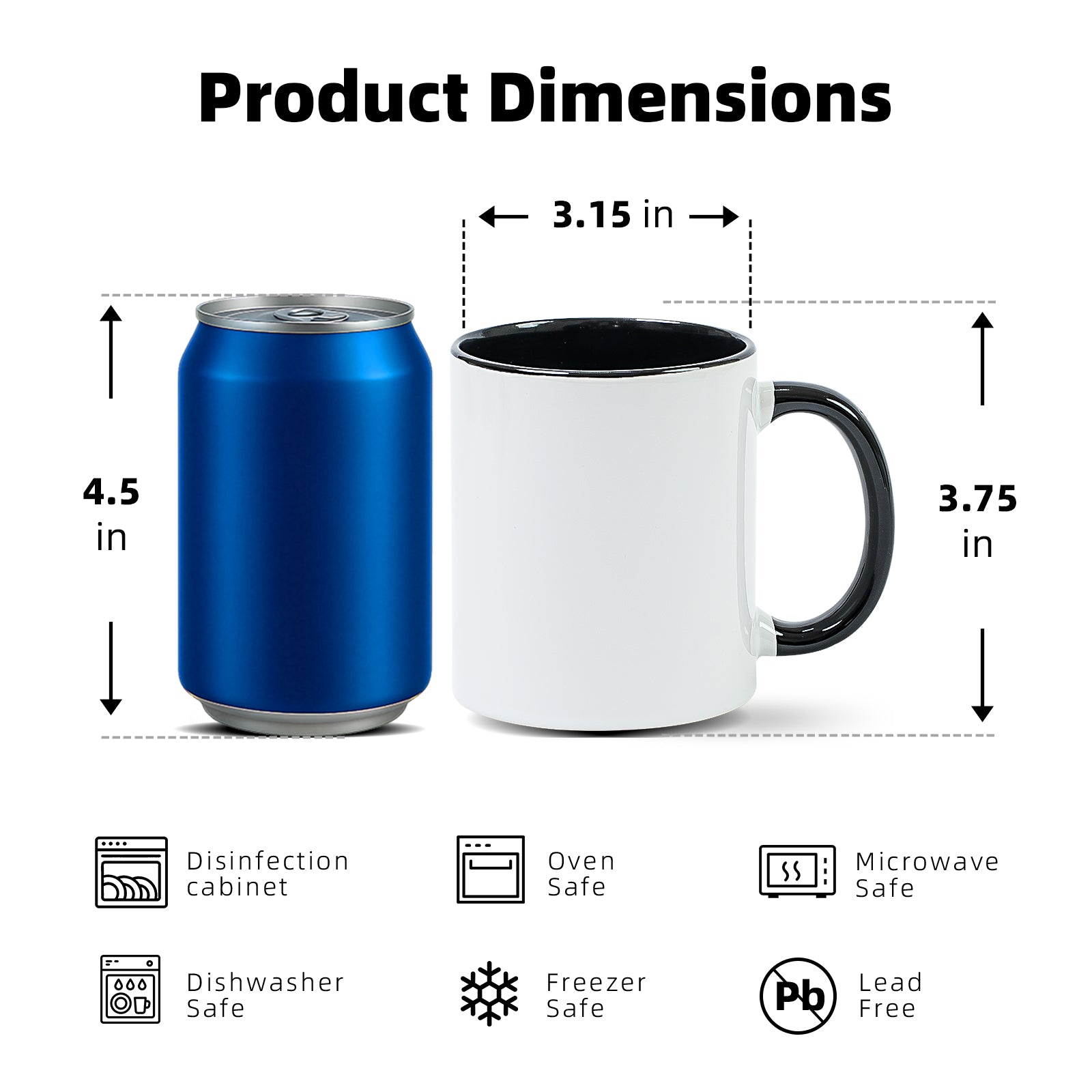 11oz Sublimation Mug — Case of 36