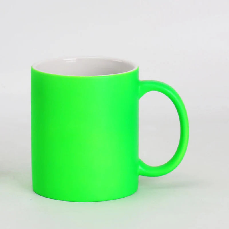 11oz Fluorescent Neon Sublimation Mug