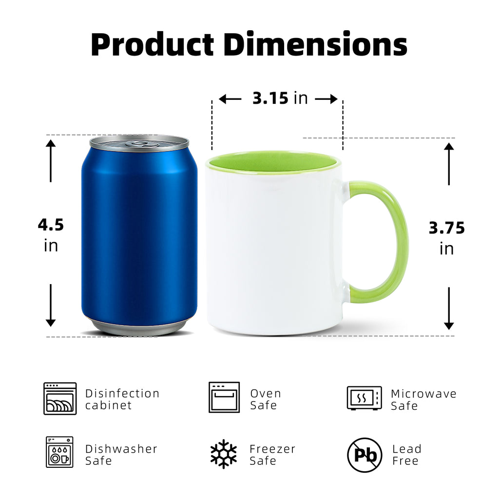 11oz Sublimation Mug — Case of 12