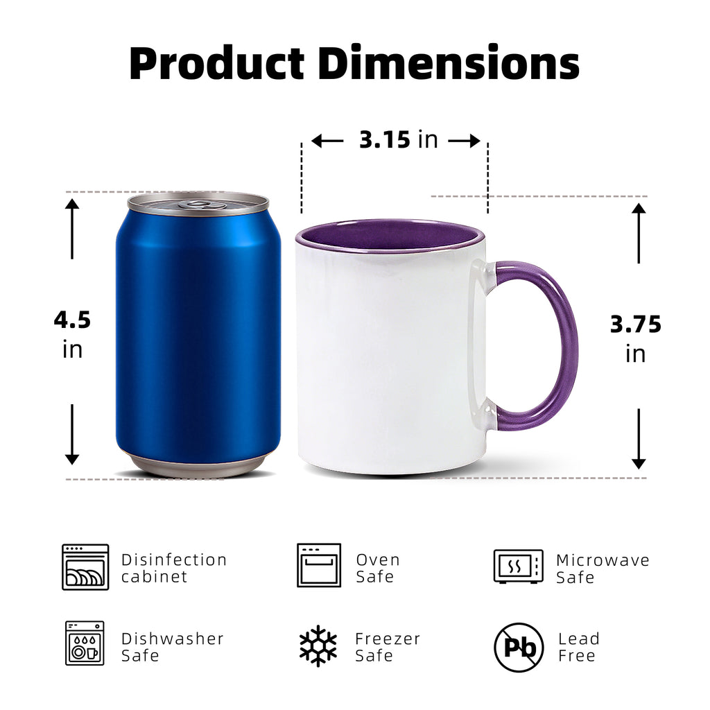 11oz Sublimation Mug — Case of 12