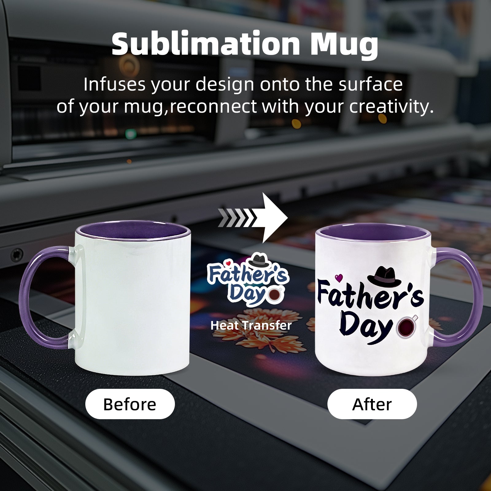 11oz Sublimation Mug — Case of 12