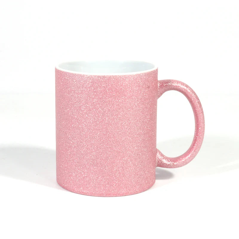 11oz Sparkling Glitter Sublimation Mug Blanks with Individual Box