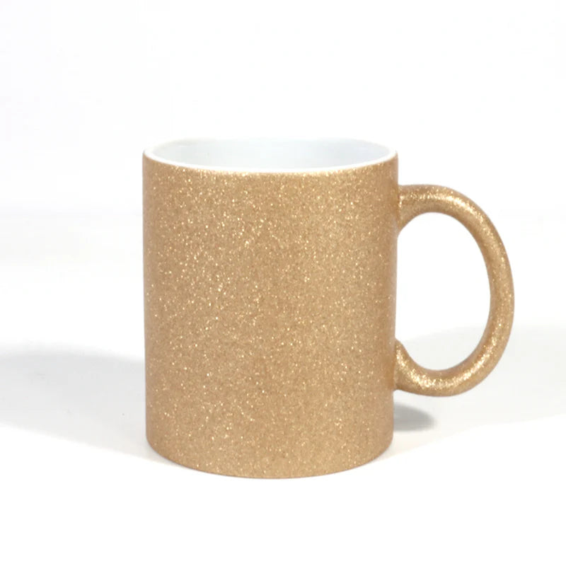 11oz Sparkling Glitter Sublimation Mug Blanks with Individual Box