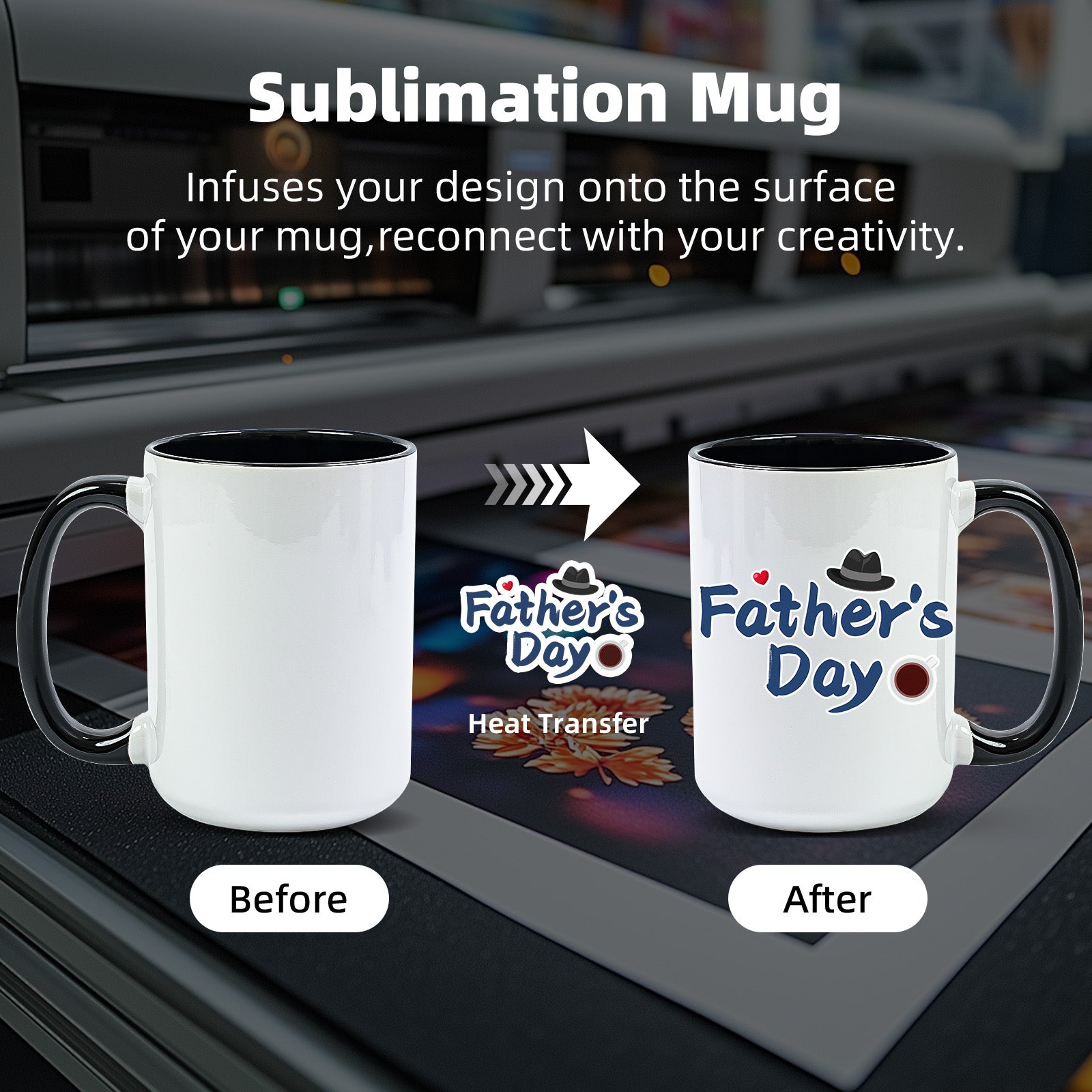 15oz Sublimation Mug — Case of 12