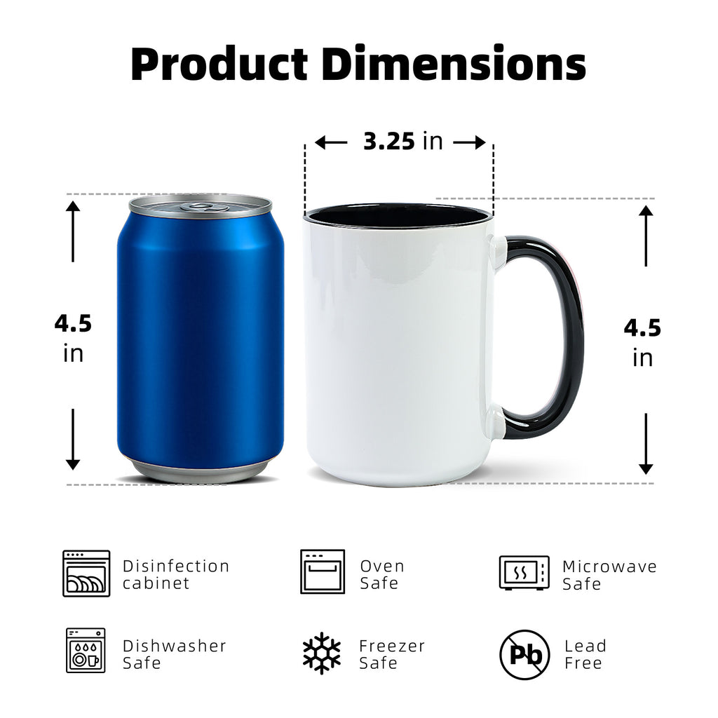 15oz Sublimation Mug — Case of 24