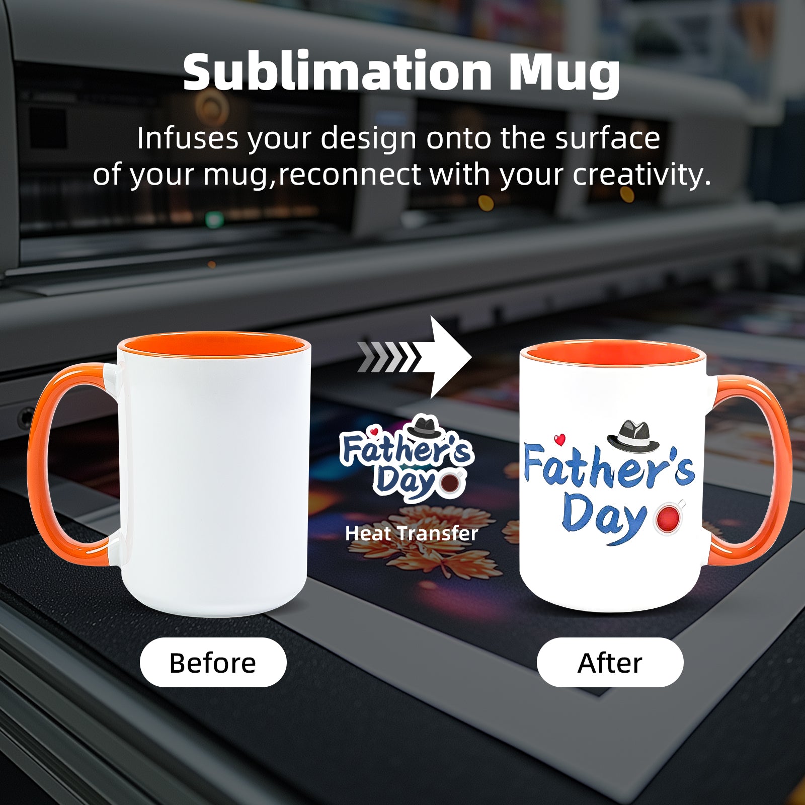 15oz Sublimation Mug — Case of 12