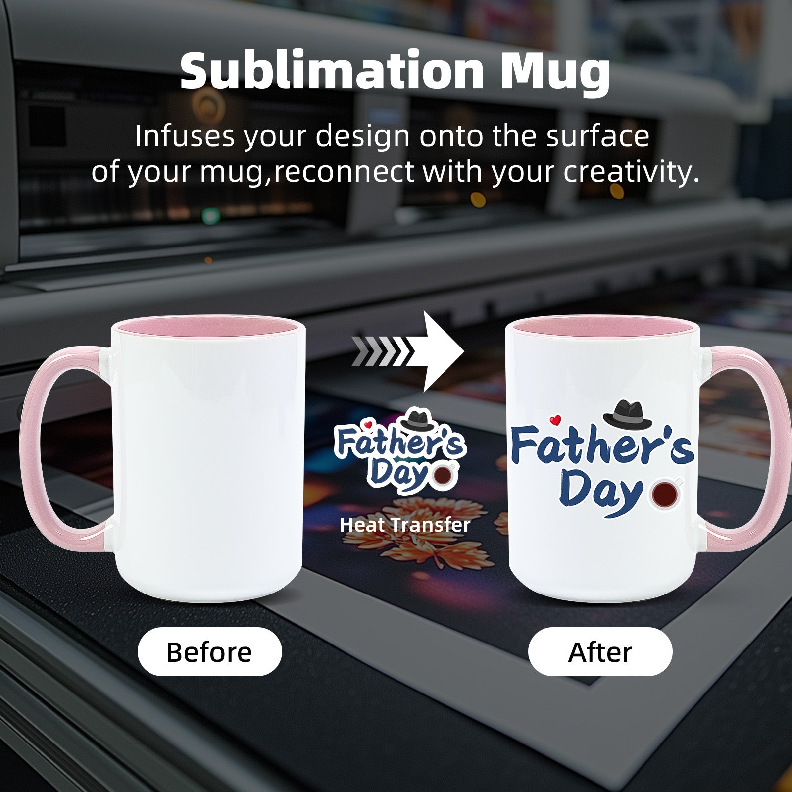 15oz Sublimation Mug — Case of 24