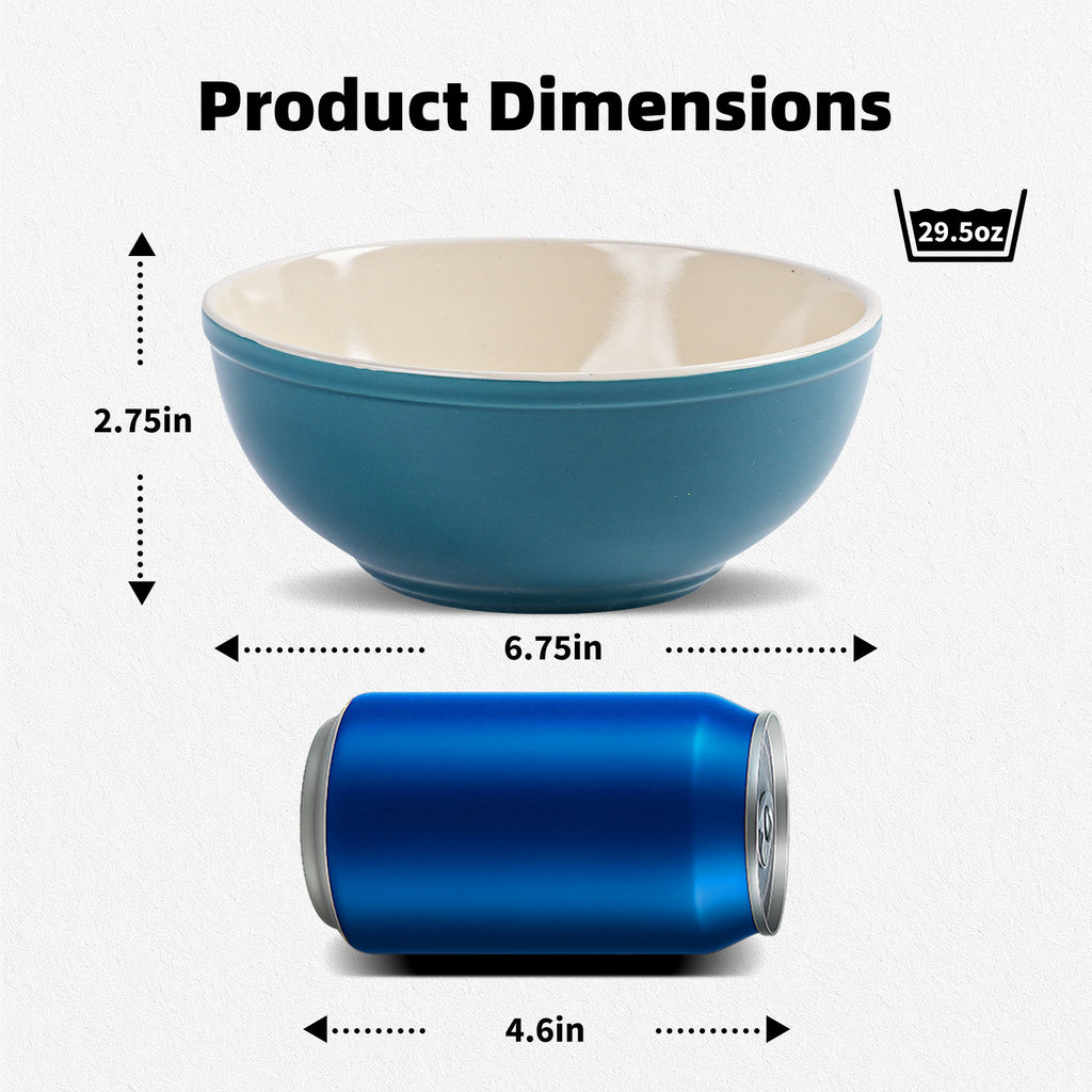Cereal Bowl — Set of 6, 29oz