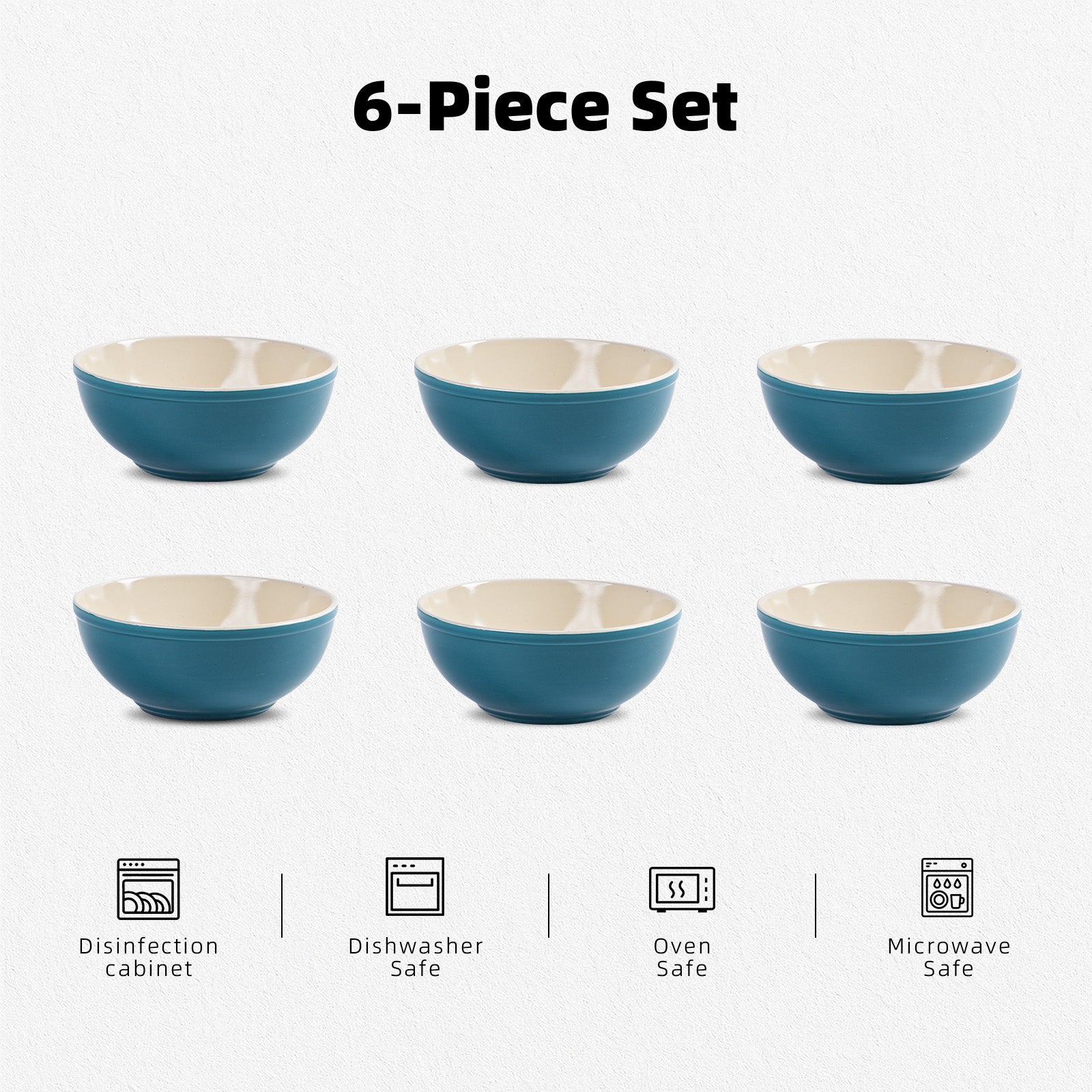 Cereal Bowl — Set of 6, 29oz