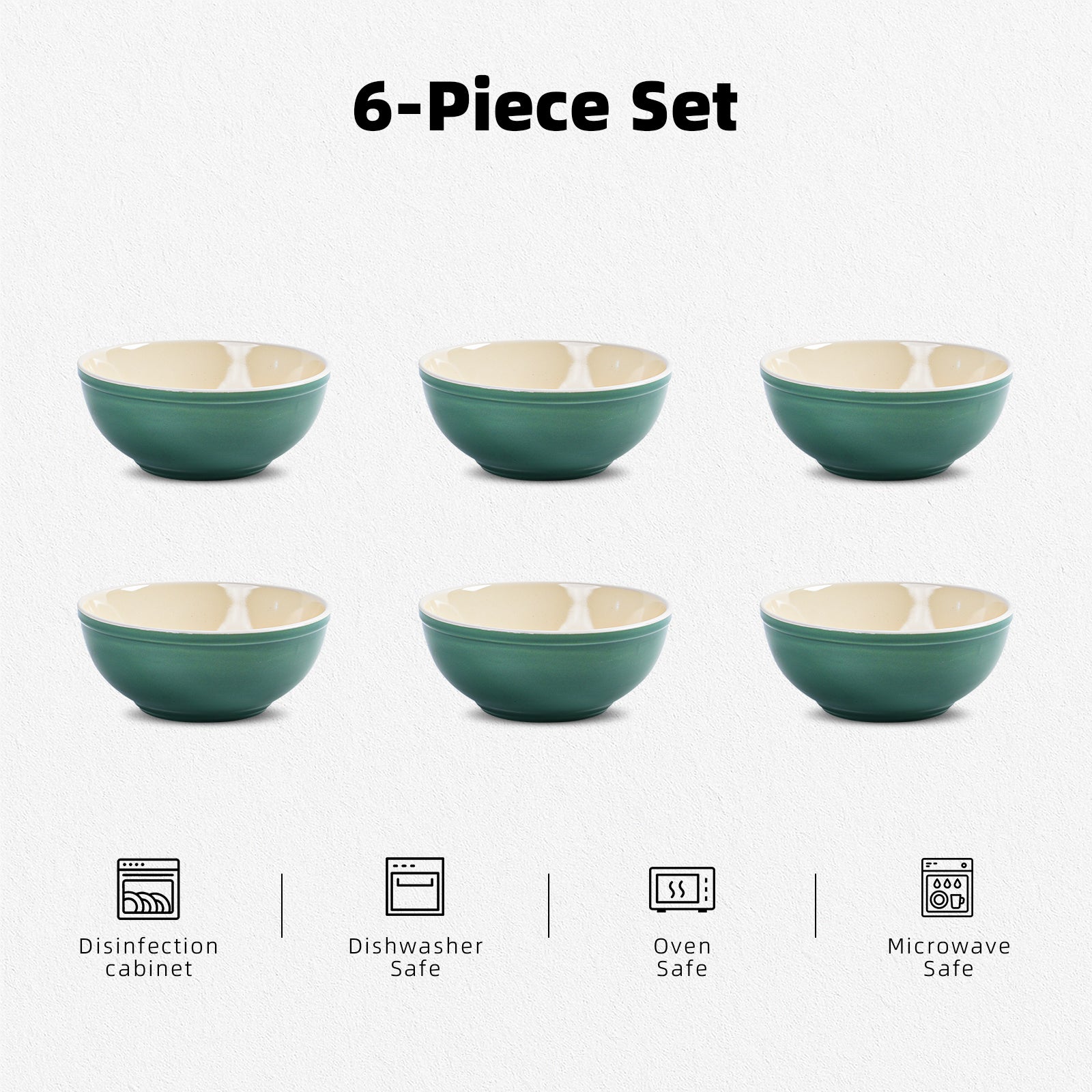 Cereal Bowl — Set of 6, 29oz