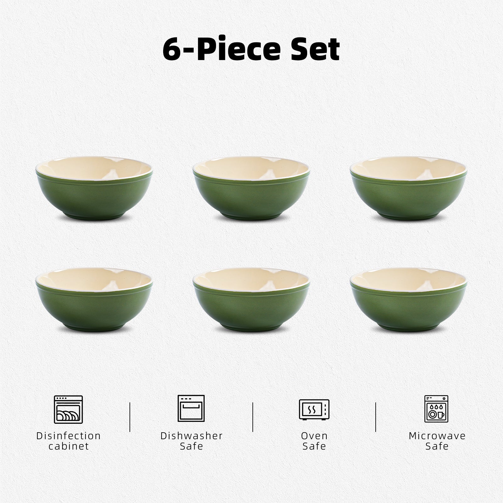 Cereal Bowl — Set of 6, 29oz