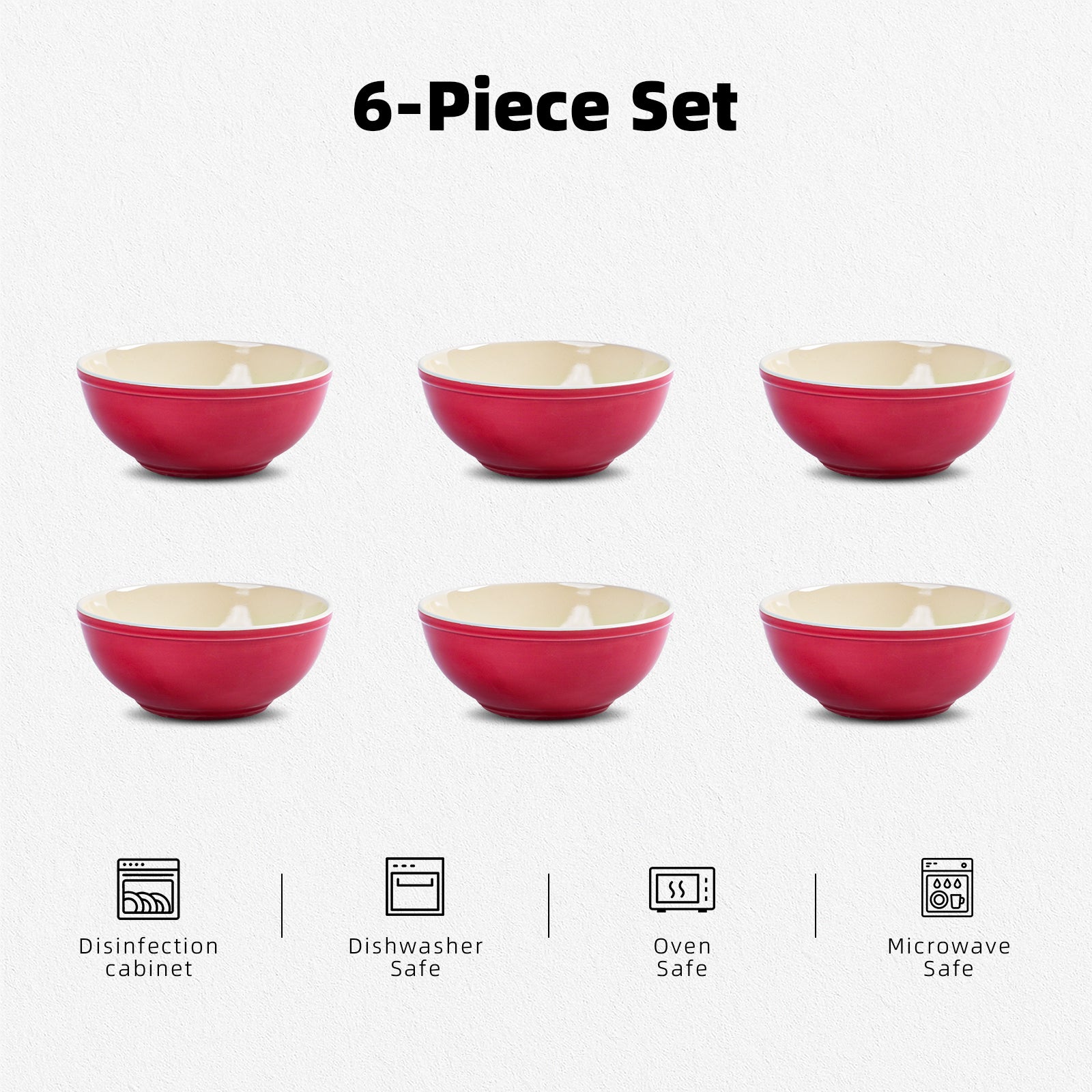 Cereal Bowl — Set of 6, 29oz