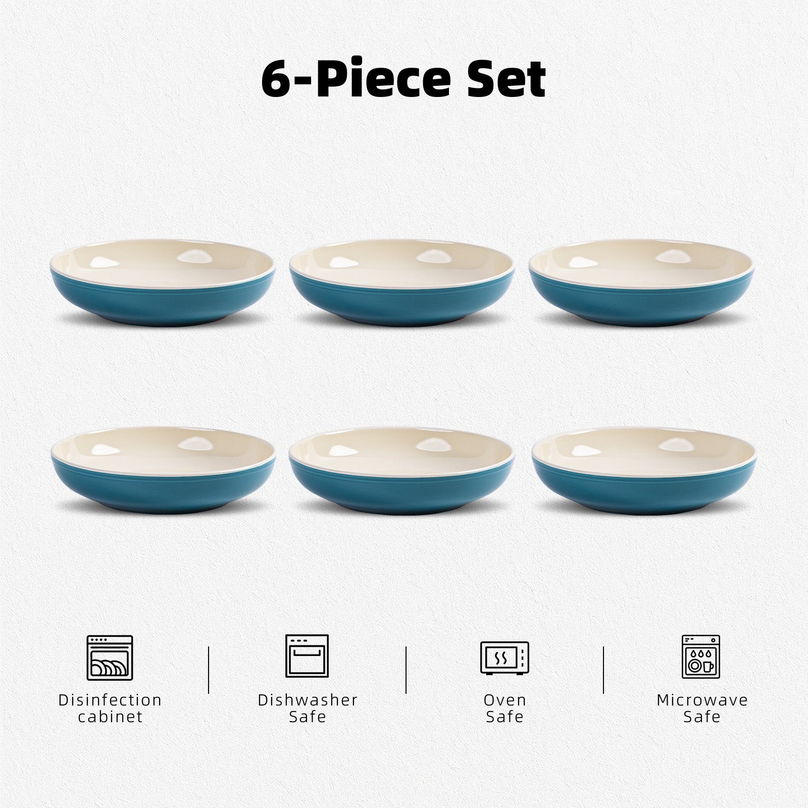Pasta Bowl — Set of 6, 32oz
