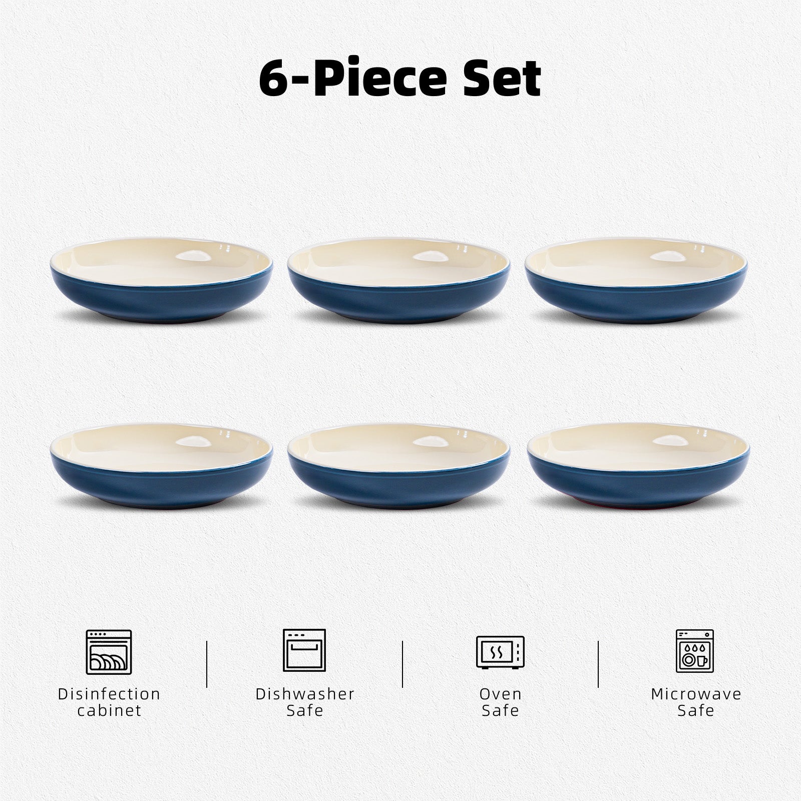 Pasta Bowl — Set of 6, 32oz