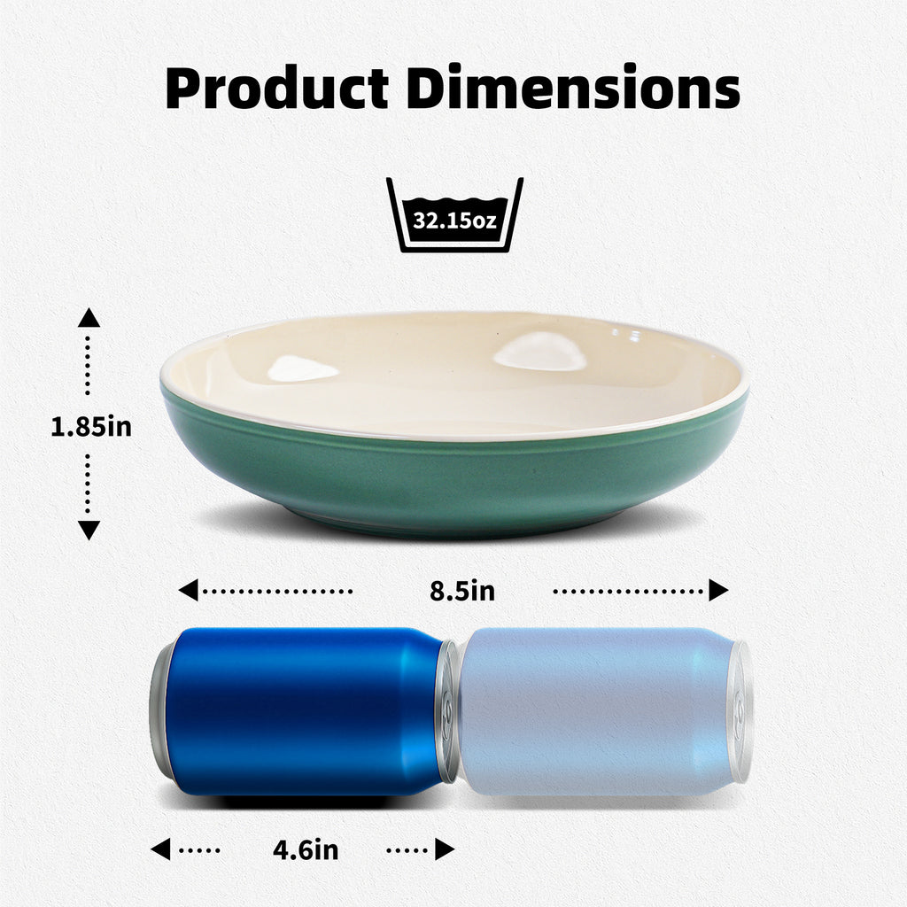 Pasta Bowl — Set of 6, 32oz