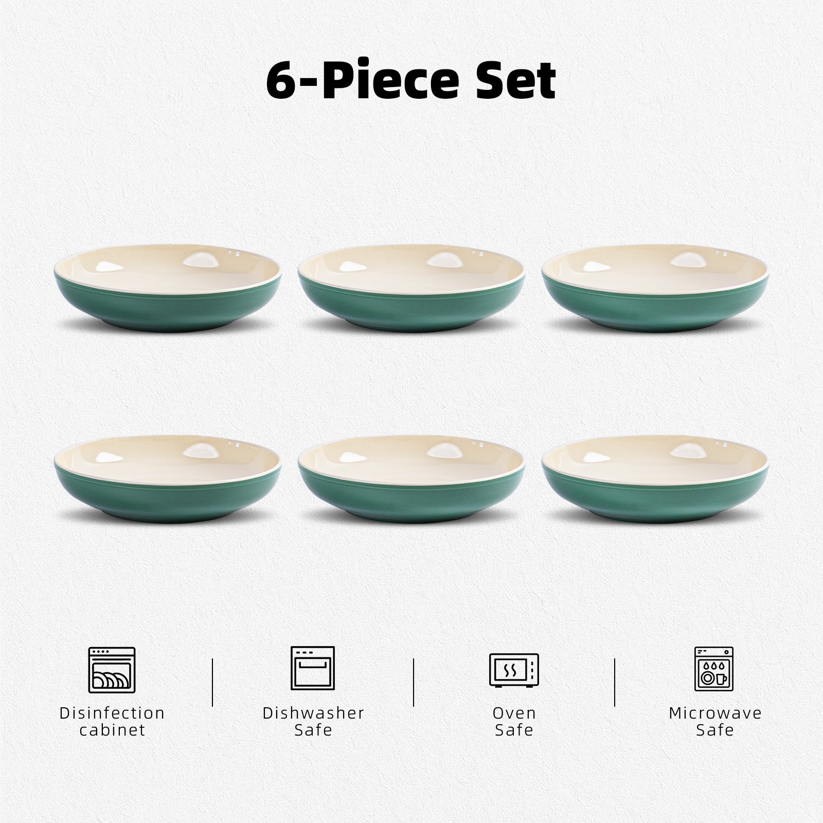 Pasta Bowl — Set of 6, 32oz