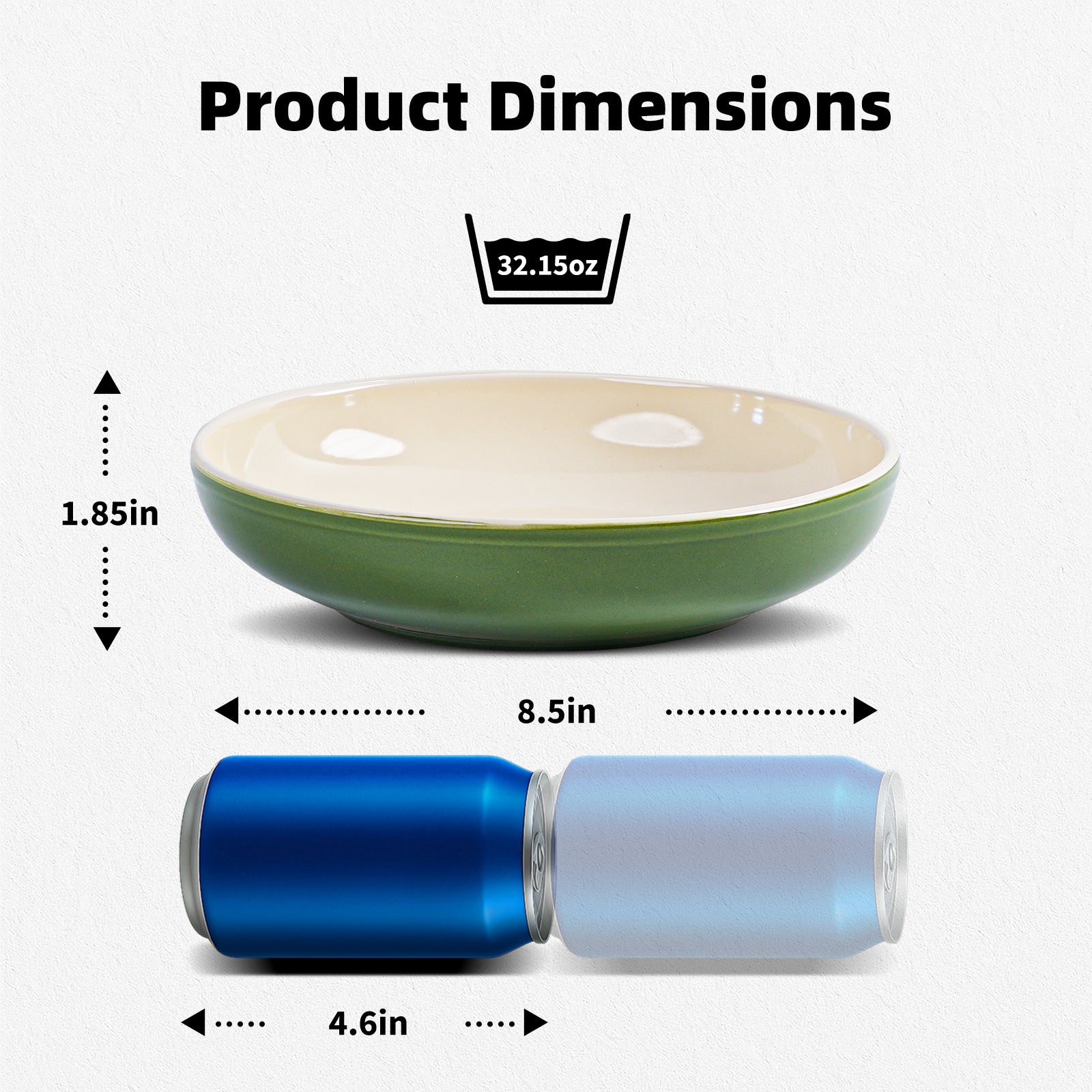 Pasta Bowl — Set of 6, 32oz