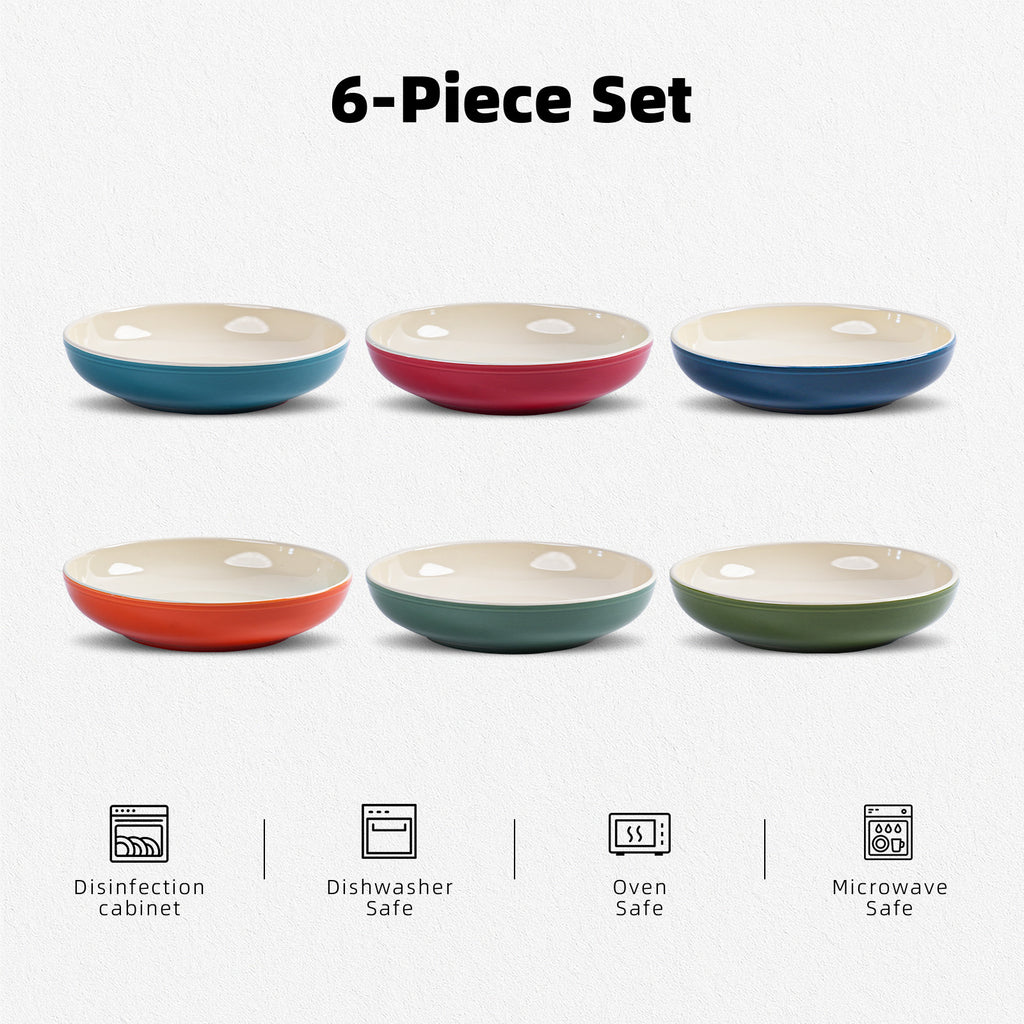 Pasta Bowl — Set of 6, 32oz