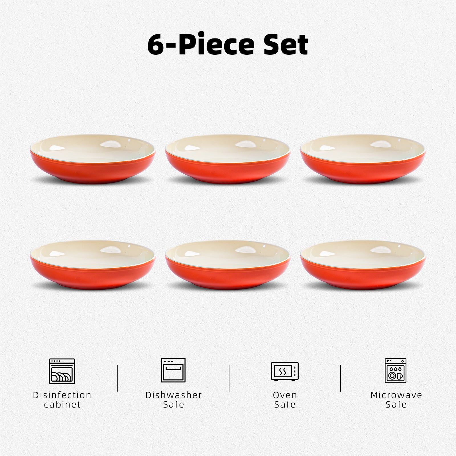 Pasta Bowl — Set of 6, 32oz