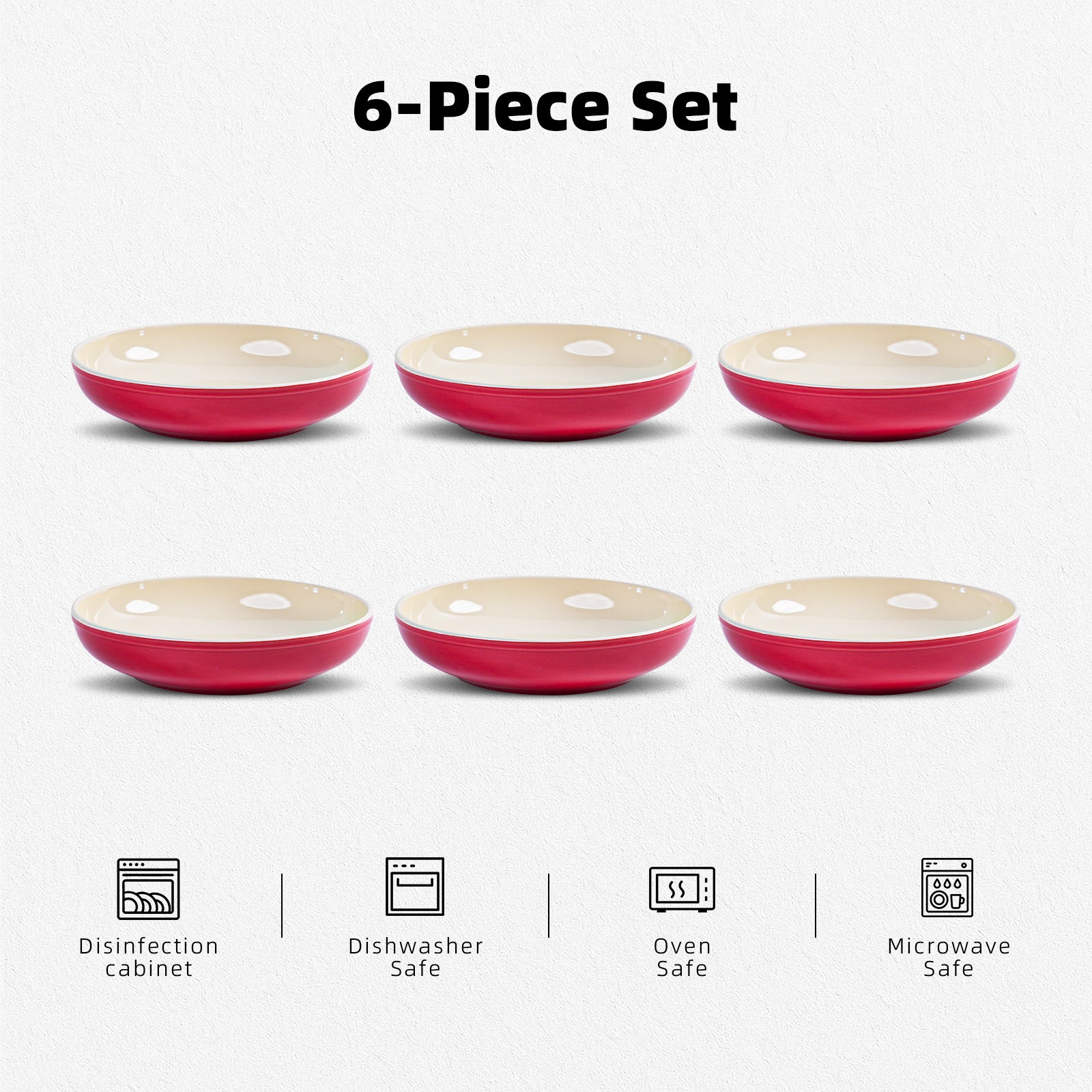 Pasta Bowl — Set of 6, 32oz