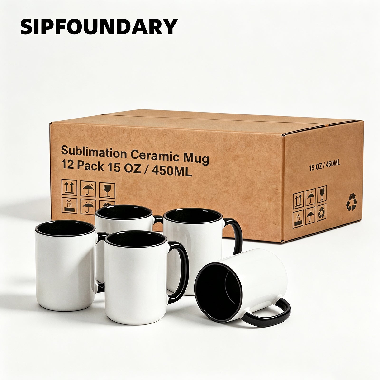 15oz Sublimation Mug — Case of 12