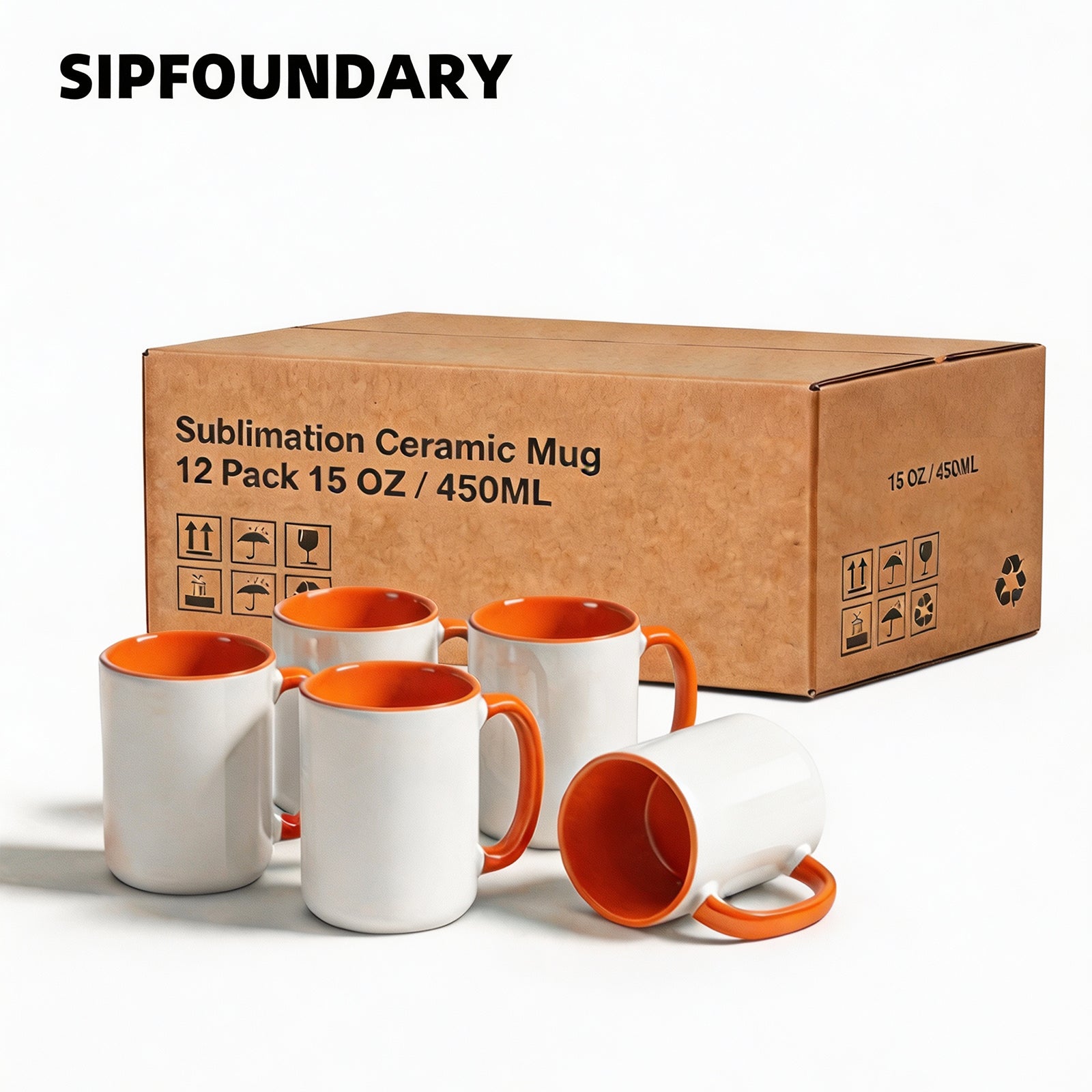 15oz Sublimation Mug — Case of 12