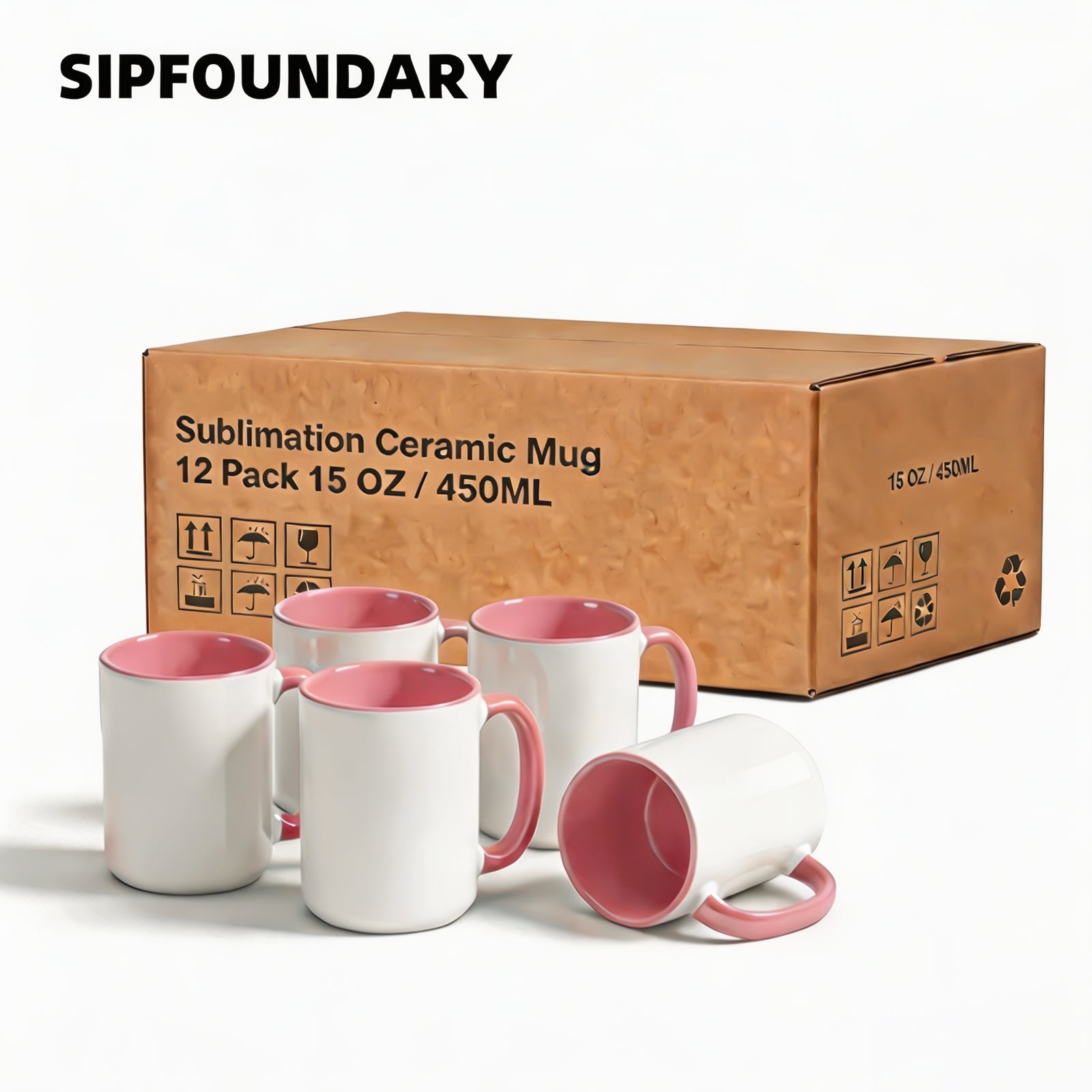 15oz Sublimation Mug — Case of 12