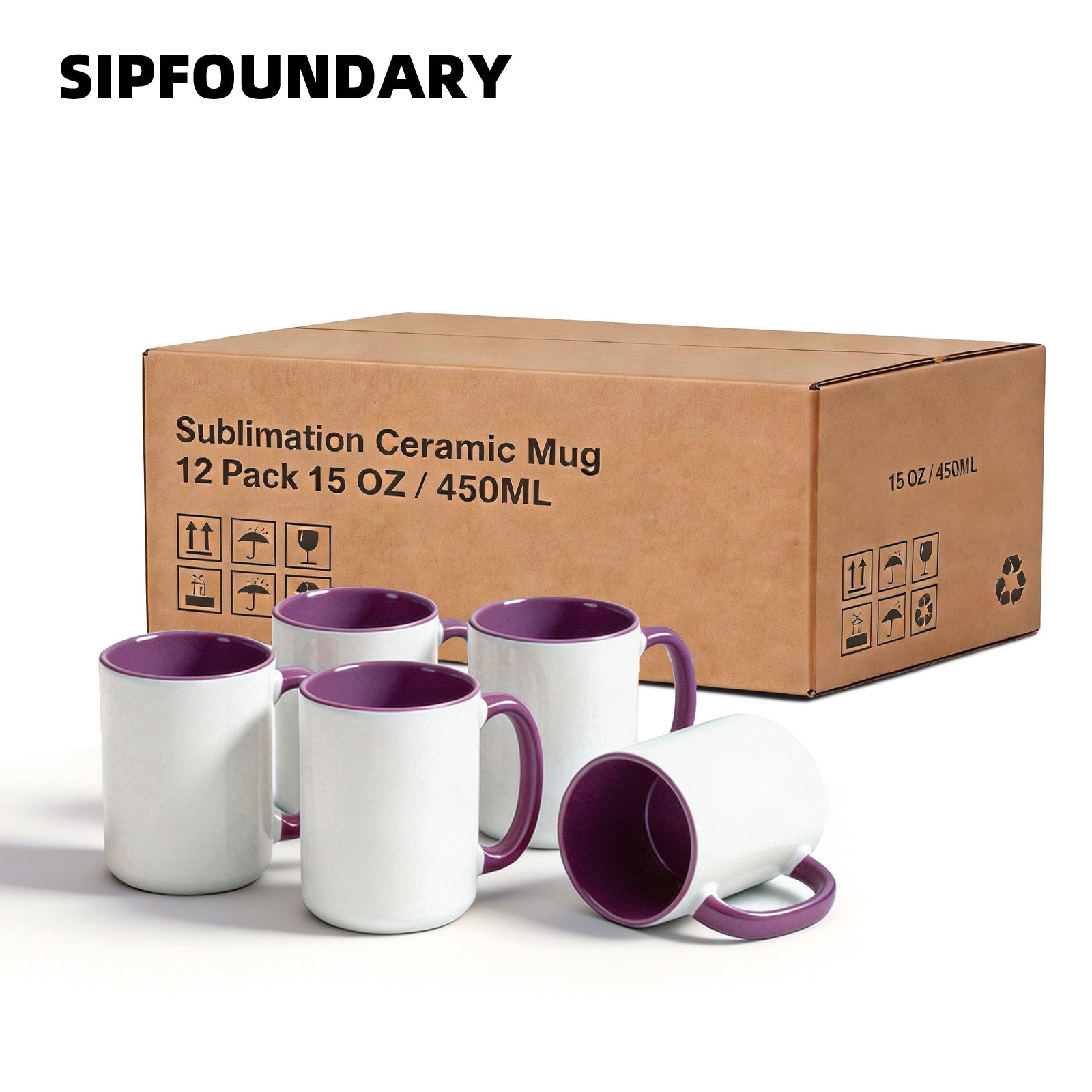 15oz Sublimation Mug — Case of 12
