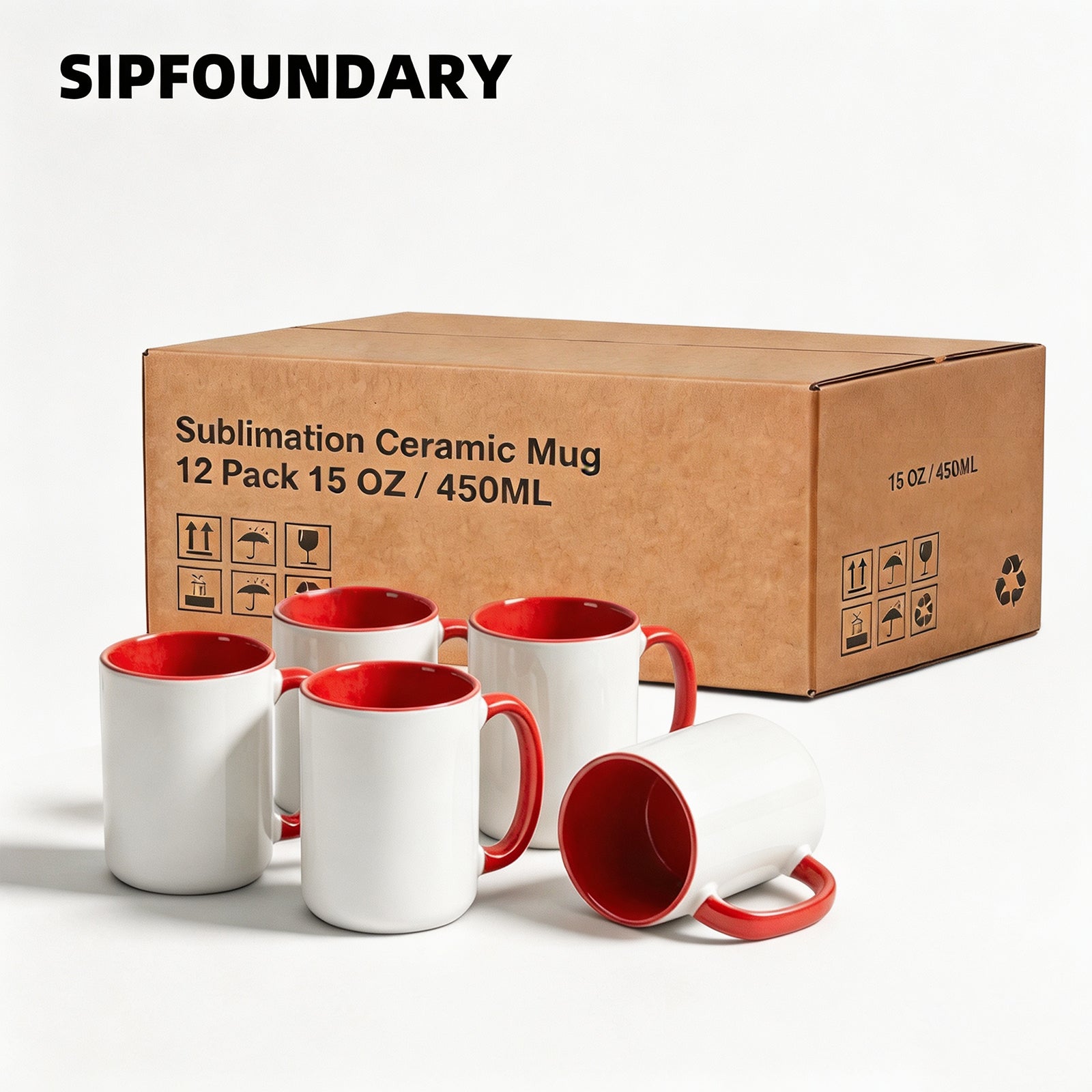 15oz Sublimation Mug — Case of 12